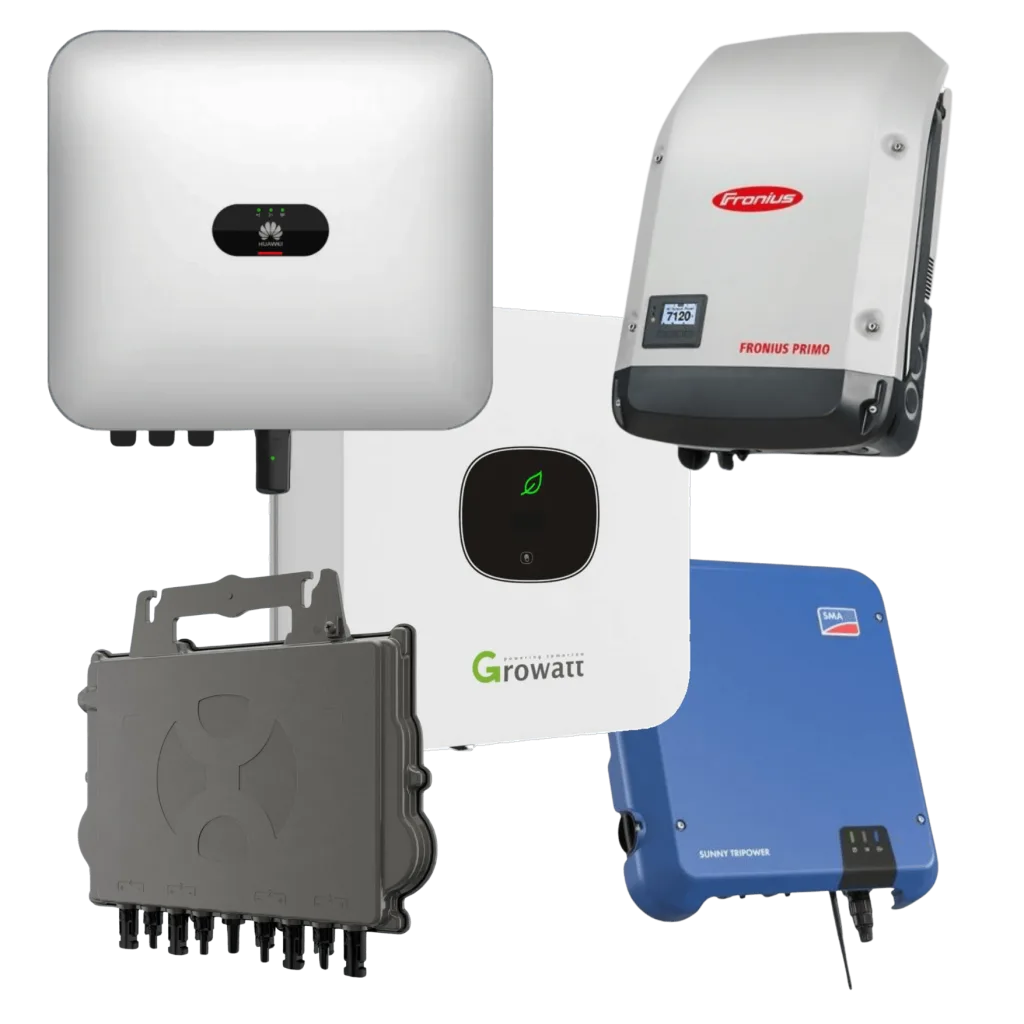 Installation solaire industrielle sur bâtiment d'entreprise — Enphase IQ8 vs Huawei SUN2000