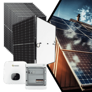 Kit des panneaux solaires et onduleur