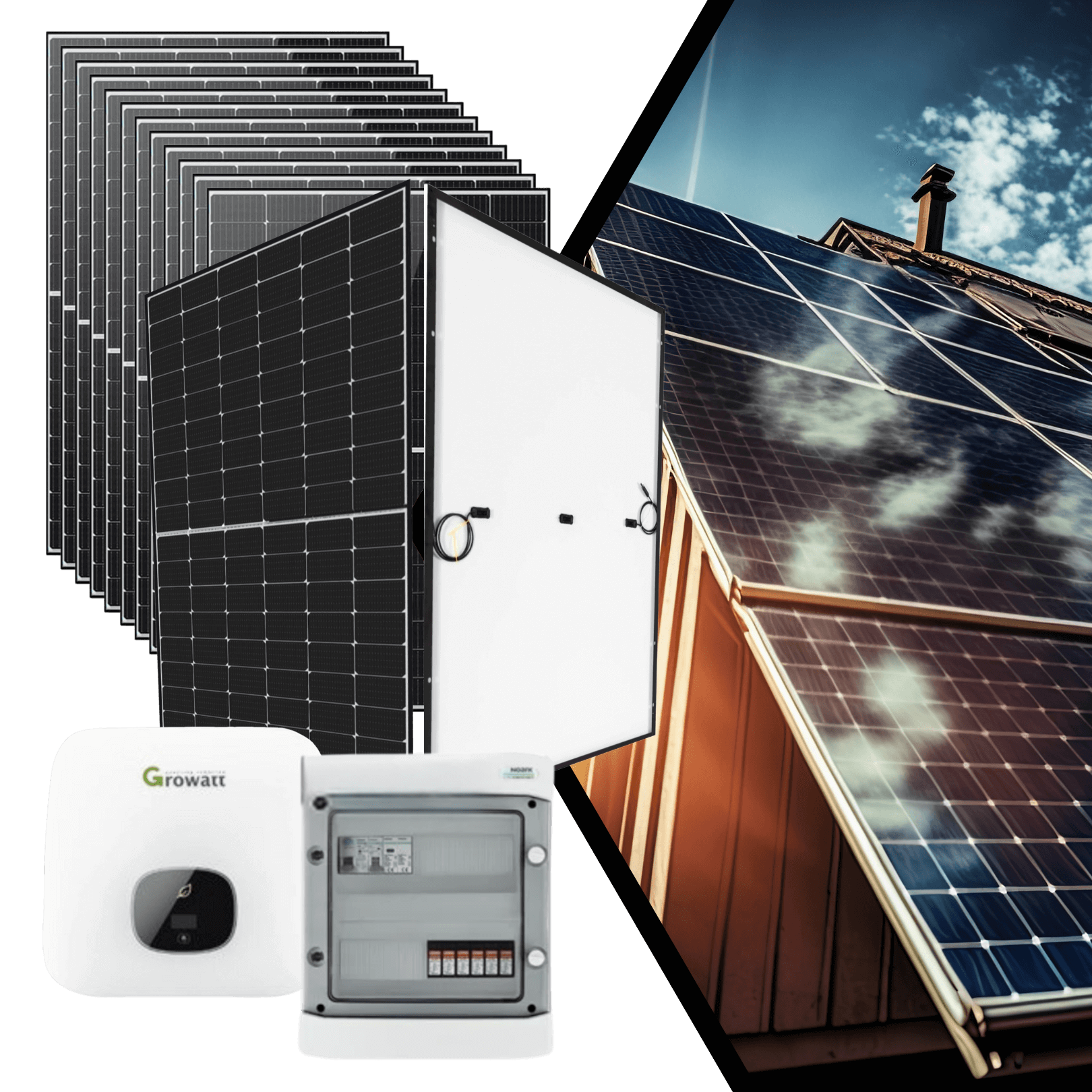 Kit panneaux solaires et onduleur 6 kWc