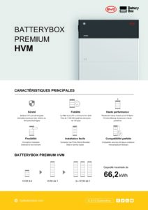 Fiche technique Batterie BYD Battery-Box Premium HVM 8,28 à 13,8 kWh