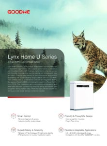 Fiche technique Batterie GoodWe Lynx Home U 5 kWh basse tension