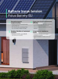Fiche technique Batterie Pylontech Fidus Pro 5,12 kWh auto-chauffante
