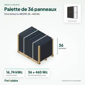 Palette de 36 panneaux Trina Vertex S+ NEG9R.28 – illustration non contractuelle
