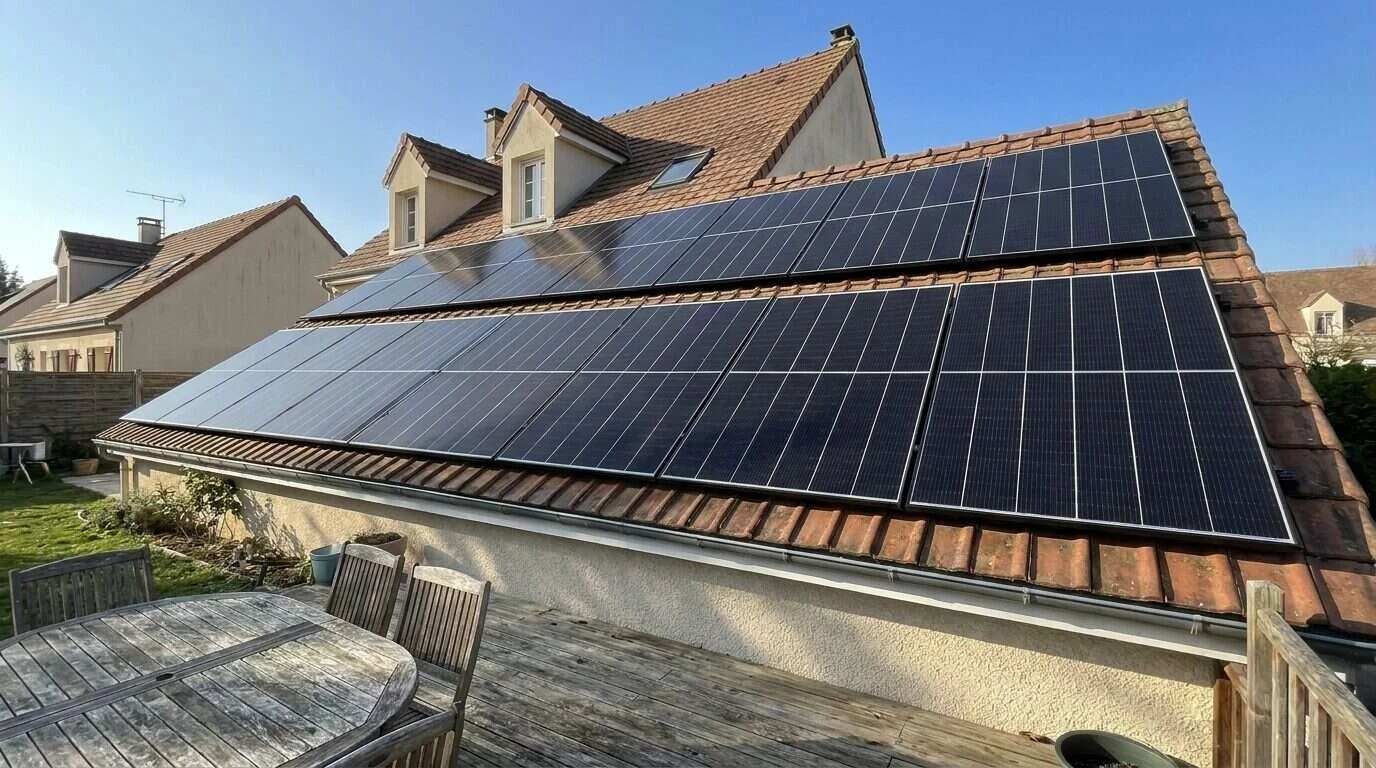Ombrières photovoltaïques de parking — Crédit d'impôt photovoltaïque