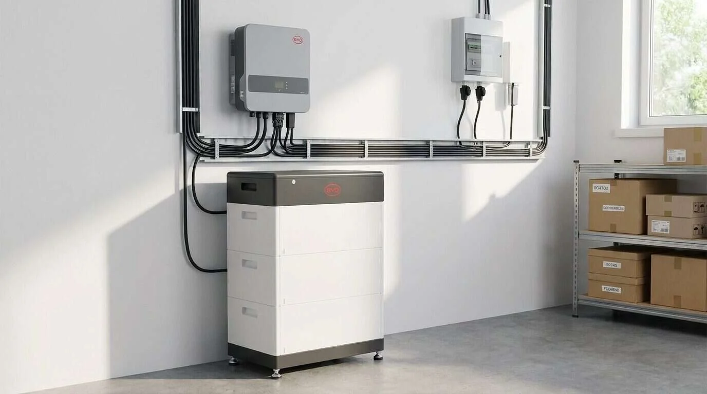 Installation solaire résidentielle sur toit de maison — Dimensionner sa batterie solaire