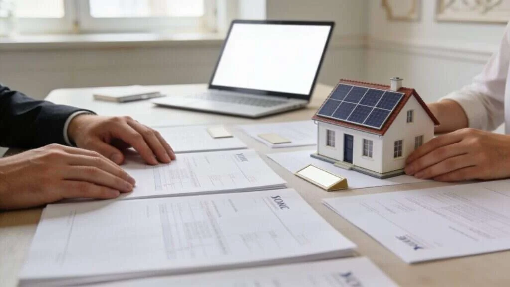 Rendez-vous bancaire pour financer une installation solaire