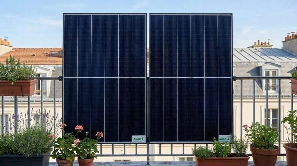 Photo de toiture industriel avec un système photovoltaïque — Top 5 des kits solaires