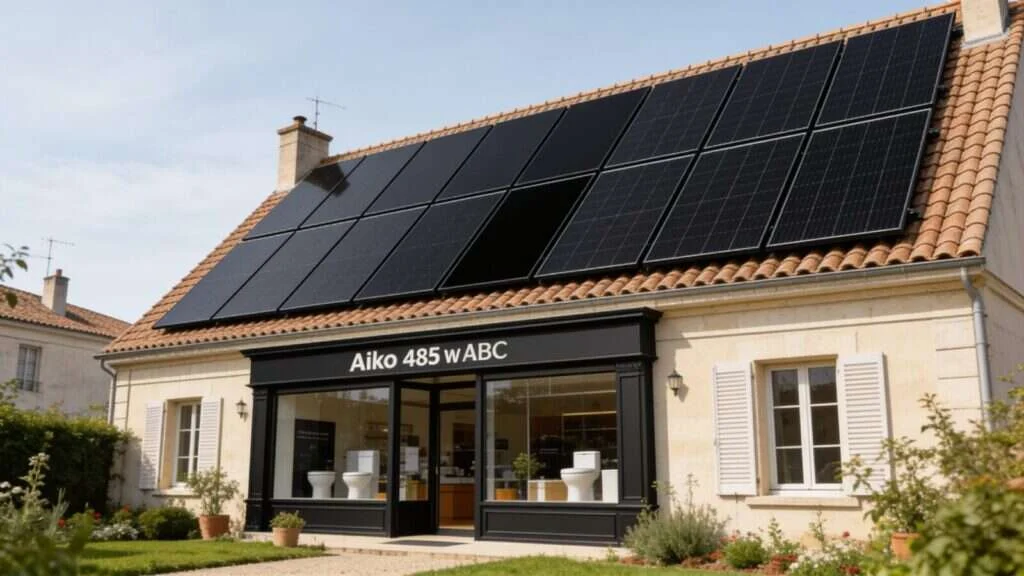 Panneaux solaires en copropriété produisant de l'électricité sur la toiture commune — Panneaux solaires à Bordeaux