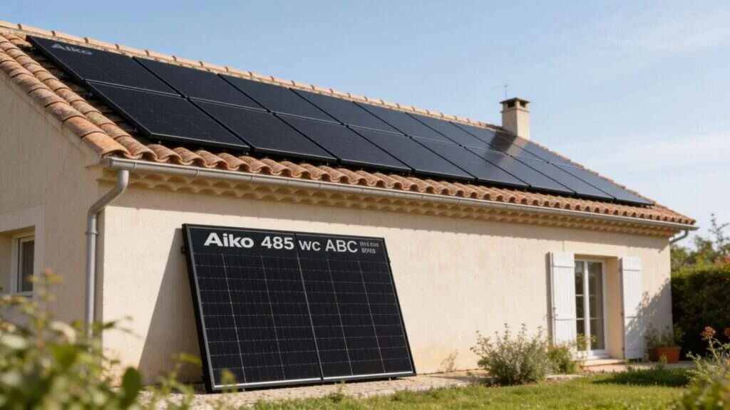 panneaux solaires, énergie solaire, énergie verte, énergie, toit, électricité, photovoltaïque, vue aérienne, noir et blanc...