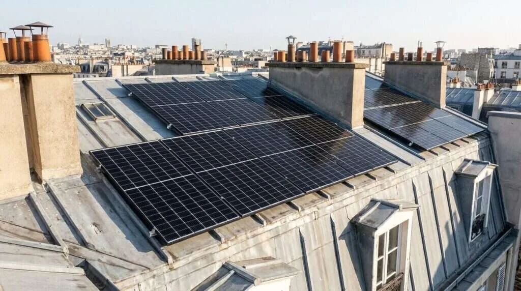 Installateur de système photovoltaïque Commercial — panneaux solaires Paris