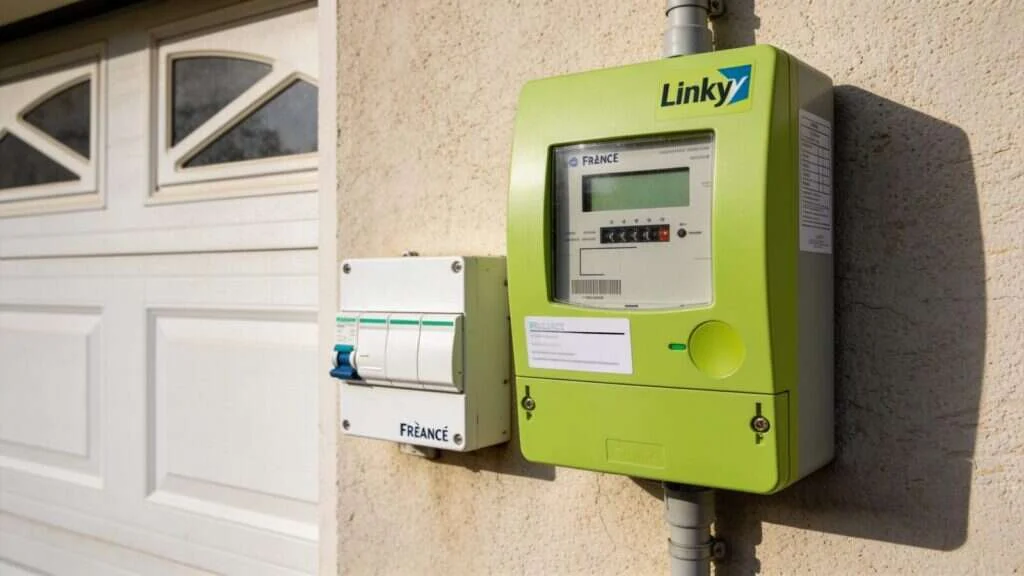 Compteur électrique communicant dans un garage, suivi de l'injection du surplus