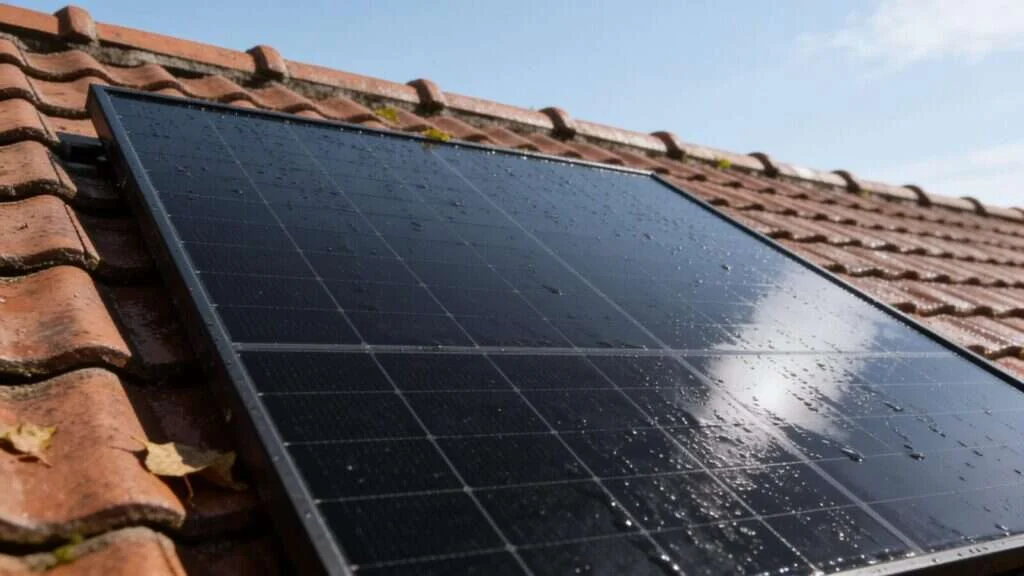 Assurance habitation et panneaux solaires : vérification des dégâts sur une toiture équipée après un orage