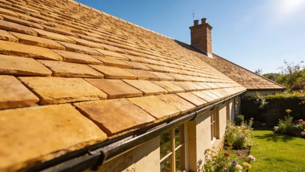 Toiture adaptée aux panneaux solaires : orientée plein sud, sans ombrage