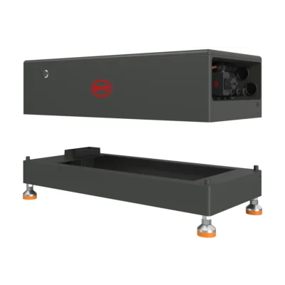 BCU BYD HVB/HVS+/HVM+ : unité de contrôle gris anthracite au-dessus de son socle à pieds réglables