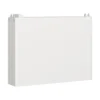 Batterie BYD Battery-Box HVE : module blanc extra-plat de 6,4 kWh, vue de trois quarts