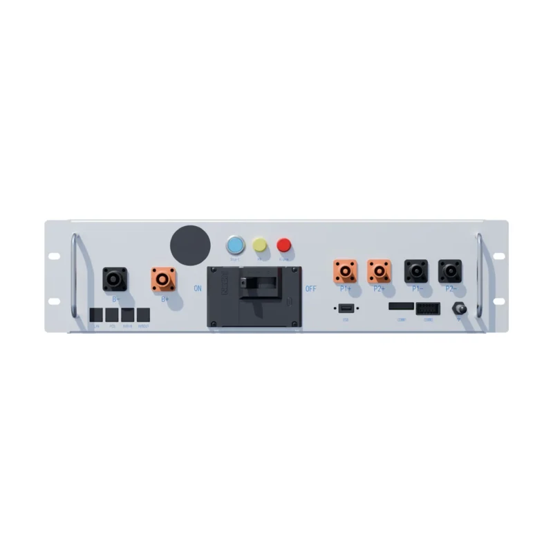Batterie Deye BOS-A-PDU-2, boîtier de contrôle rack avec écran, voyants et bornes PCS