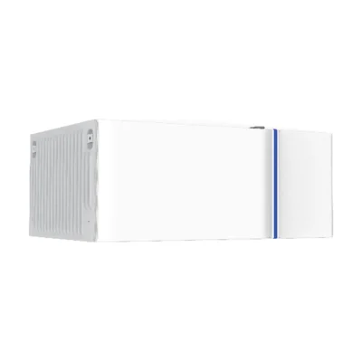 Module de batterie Deye GB-L-Pro-Pack4.1-2 blanc à liseré bleu, vu de trois quarts