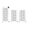 Batterie Deye GB-W-PDU-2 en tête de colonne de modules GB-W blancs sur socle