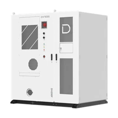 Batterie Dyness DH200F, armoire extérieure blanche à deux portes avec climatiseur et logo D