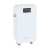 Batterie Growatt HOPE 16.0LM-A1, armoire blanche sur roulettes avec écran