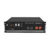 Batterie Pylontech US3000 vue de face, module rack noir avec interrupteur rouge et bornes