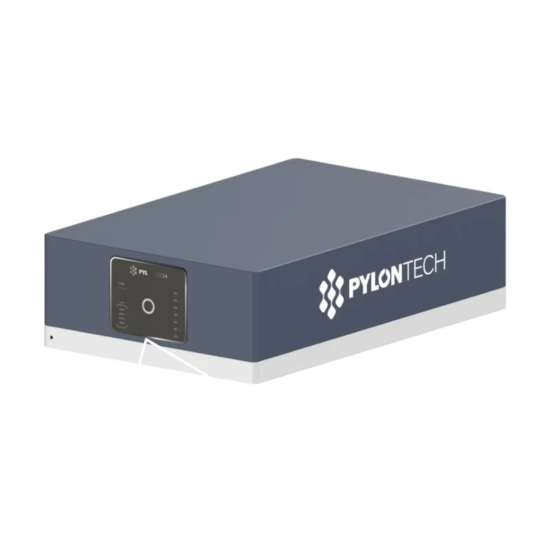 Unité de contrôle Pylontech FC1000, boîtier gris ardoise avec écran de façade et logo Pylontech