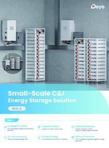 Fiche technique Module batterie Deye BOS-A-Pack7.68 haute tension 7,68 kWh