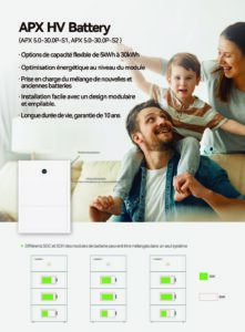 Fiche technique Module de puissance Growatt APX 98020-P1 pour batterie APX HV S1