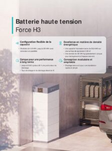Fiche technique Module batterie Pylontech FH10050 de 5,12 kWh pour Force H3