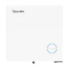 Onduleur batterie Hoymiles HAT-HV triphasé blanc vu de face, logo et anneau lumineux