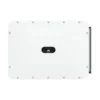 Onduleur Huawei SUN2000-150K-MG0 triphasé, grand boîtier blanc vu de face avec voyants LED