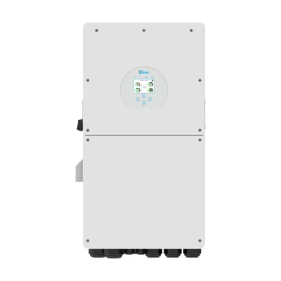Onduleur hybride Deye SUN-16K-SG01LP1 monophasé, grand boîtier blanc avec écran rond