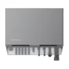 Onduleur hybride EcoFlow PowerOcean Plus triphasé, boîtier gris avec connecteurs en partie basse
