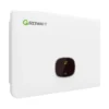 Onduleur hybride Growatt MID TL3-XH triphasé, boîtier blanc avec écran rond et logo Growatt