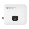 Onduleur hybride Growatt MOD TL3-HU triphasé, boîtier blanc plat avec afficheur et grand logo Growatt