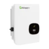 Onduleur hybride Growatt MOD TL3-XH triphasé, boîtier blanc compact avec écran et sectionneur