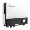Onduleur hybride Growatt SPH BL-UP monophasé, façade blanche et bandeau noir avec écran
