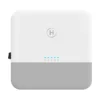 Onduleur hybride Hoymiles HIS-L-G3 monophasé blanc et gris, vue de face avec voyants LED