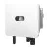 Onduleur hybride Huawei SUN2000-MB0 triphasé, boîtier blanc avec presse-étoupes et antenne