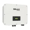Onduleur hybride SolaX X3-ULTRA triphasé, grand boîtier blanc avec écran central