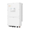 Onduleur hybride Solis S6-EH3P 30-50K triphasé professionnel, grand boîtier blanc avec écran