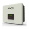 Onduleur SolaX X3-MIC G1 triphasé, boîtier blanc avec afficheur LCD et marquage X3