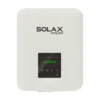 Onduleur SolaX X3-MIC G2 triphasé, boîtier blanc vertical avec afficheur noir en façade
