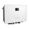Onduleur Sungrow SG-RS monophasé, boîtier blanc à écran LED et connecteurs en partie basse