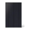 Panneau solaire JA Solar JAM54D41 LR tout noir vu de face, cellules et cadre noirs