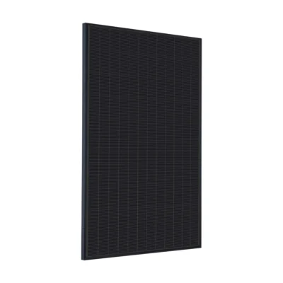Panneau solaire Voltec Tarka 110 Basalte tout noir, cellules, fond et cadre noirs