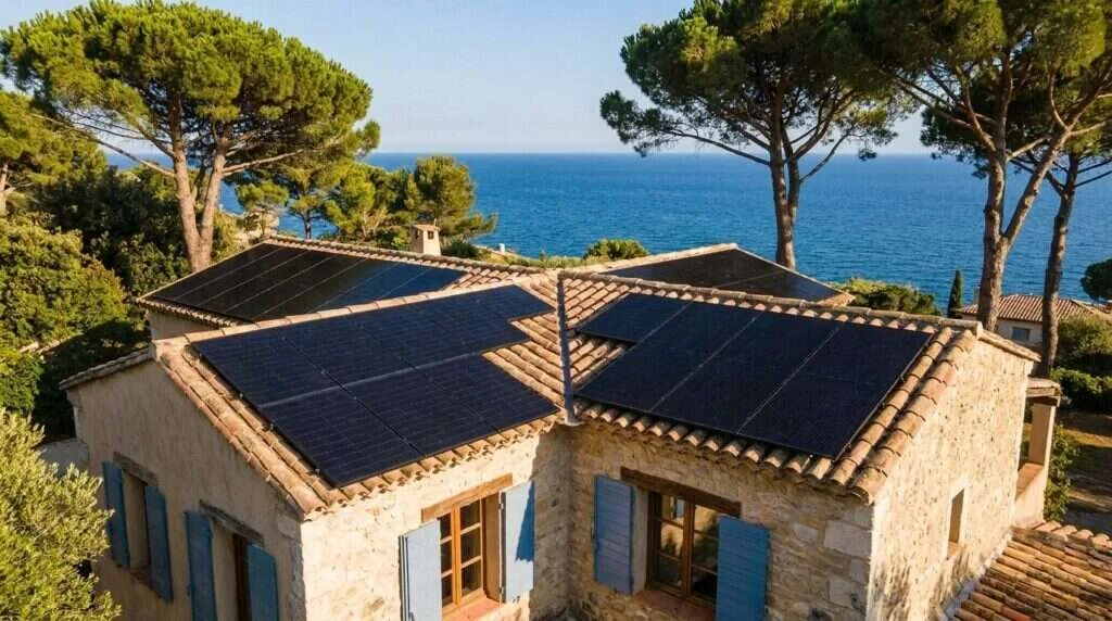 Panneaux solaires à Toulon dans le Var