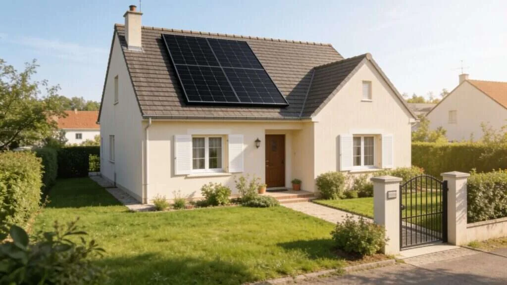 Pavillon du Val-de-Marne équipé de panneaux solaires