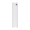3e et 4e tour FENECON Home : colonne de modules de batterie blancs à flancs gris sur socle