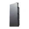 Onduleur hybride EcoFlow OCEAN 2 monophasé posé sur une pile de batteries OCEAN 2, boîtiers gris empilés